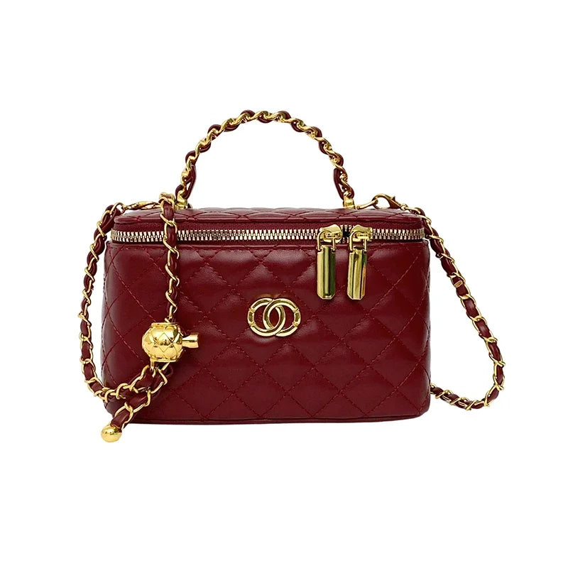 Classic Leather Crossbody Bag Ladies Handbag