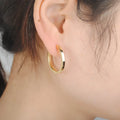 Sterling Silver Hoop Earrings
