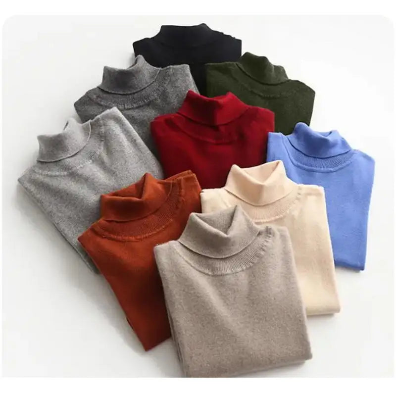 Men Cashmere Turtleneck Sweater