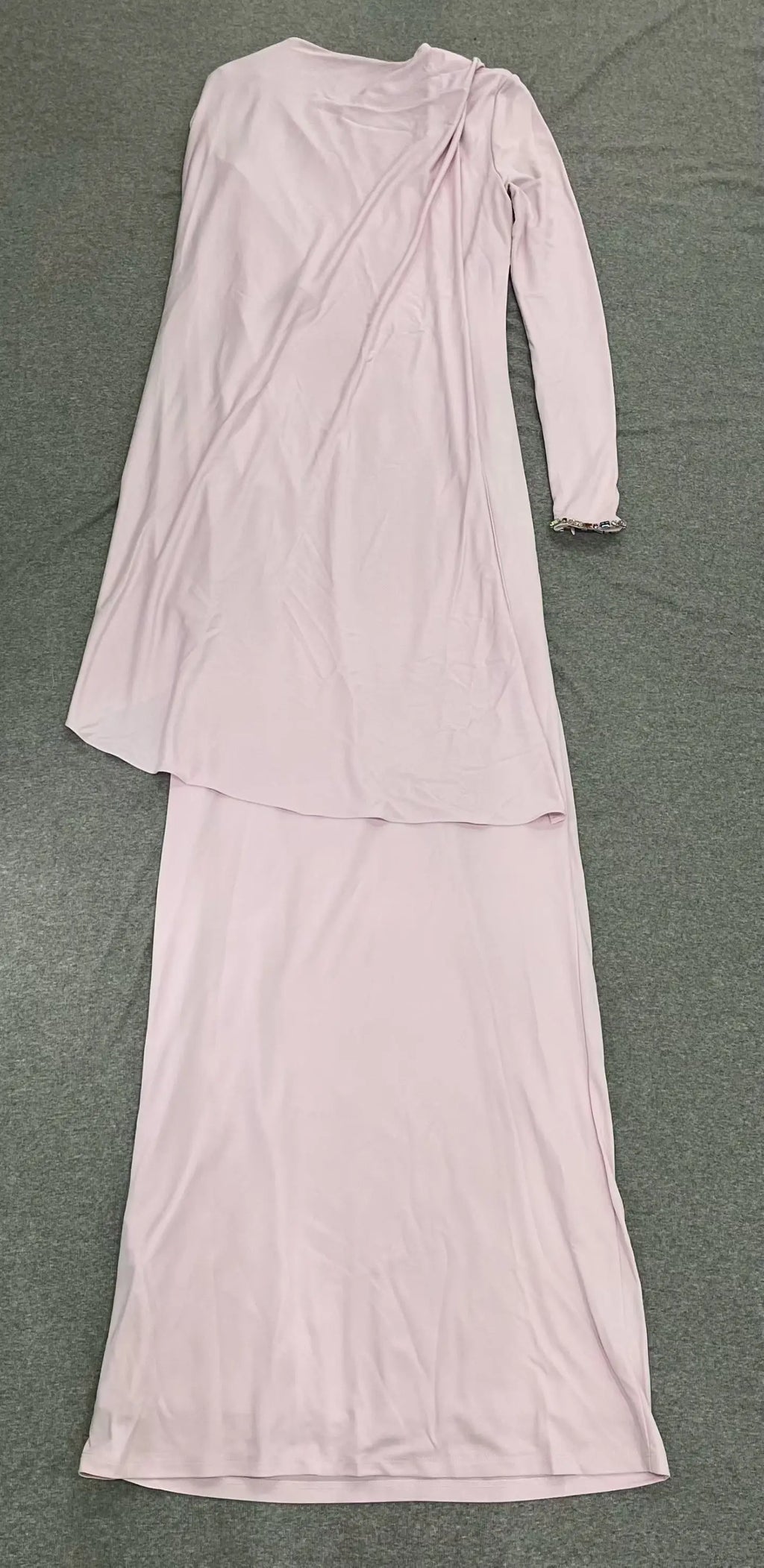 Women Pink Satin Dress