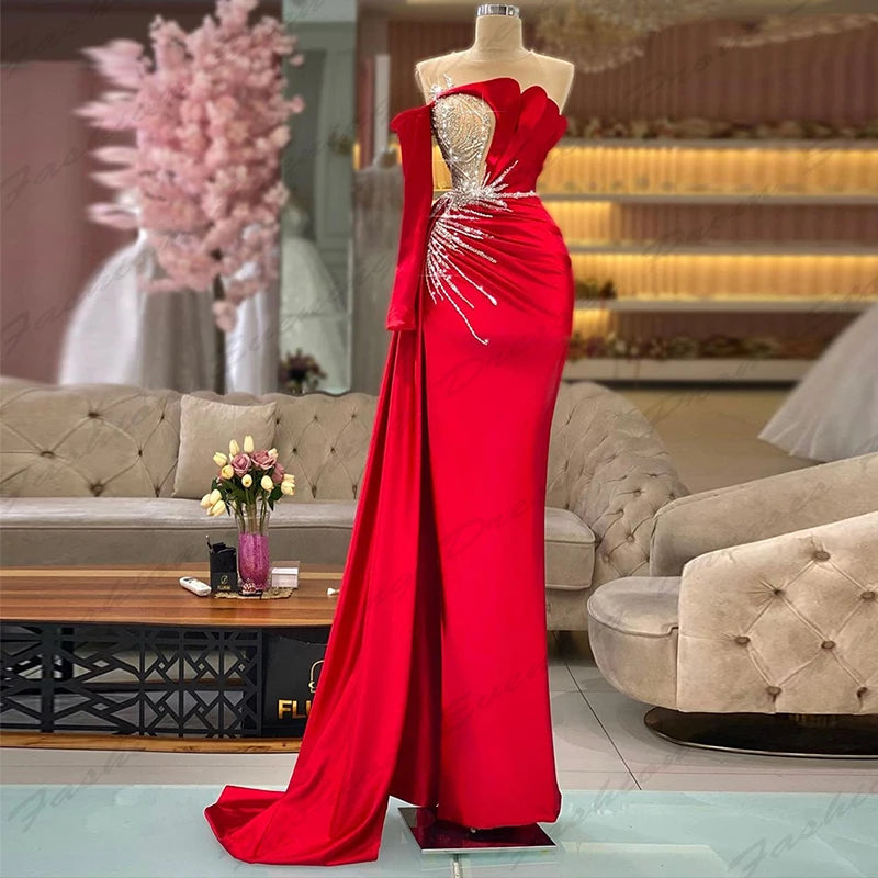Women Satin Mermaid Dress