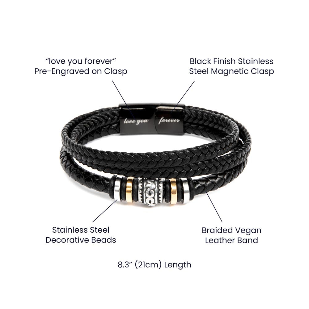 Love Meaning Leather Bracelet