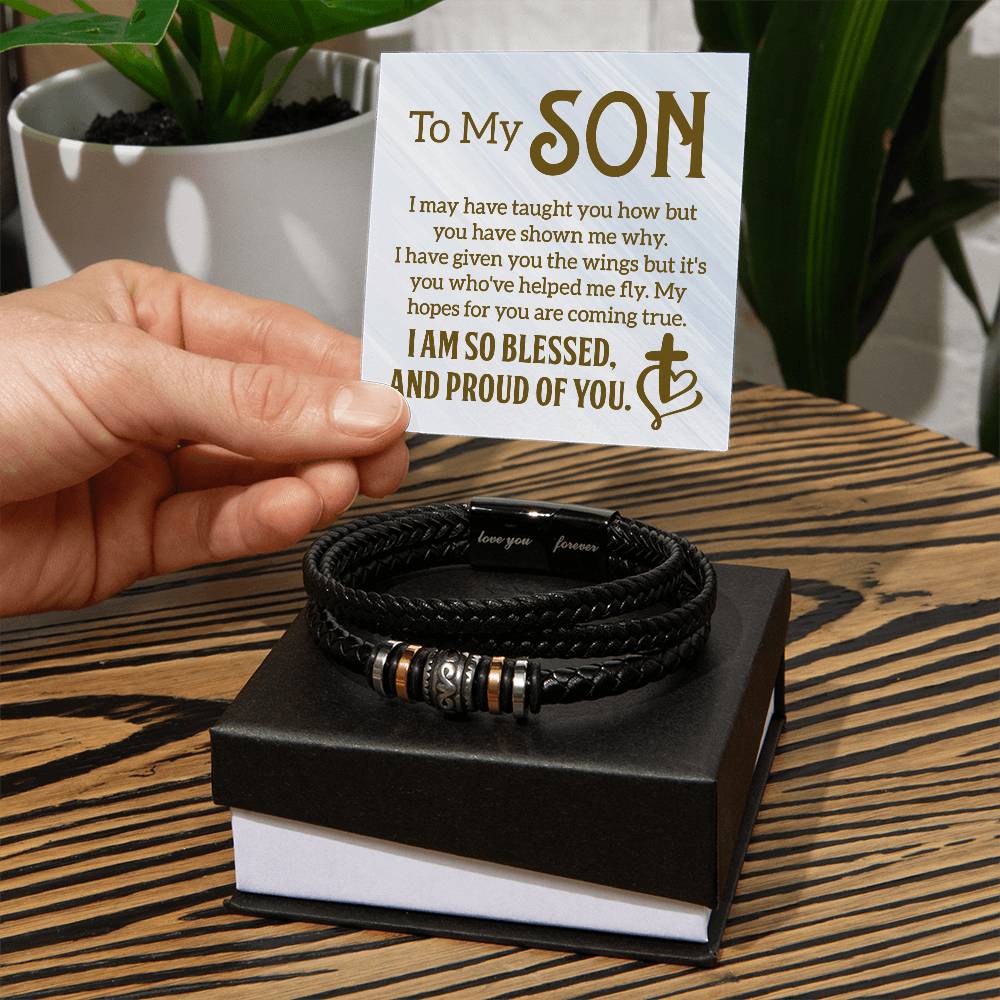 To My Son Bracelet