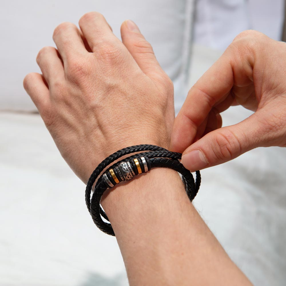 Love Meaning Leather Bracelet