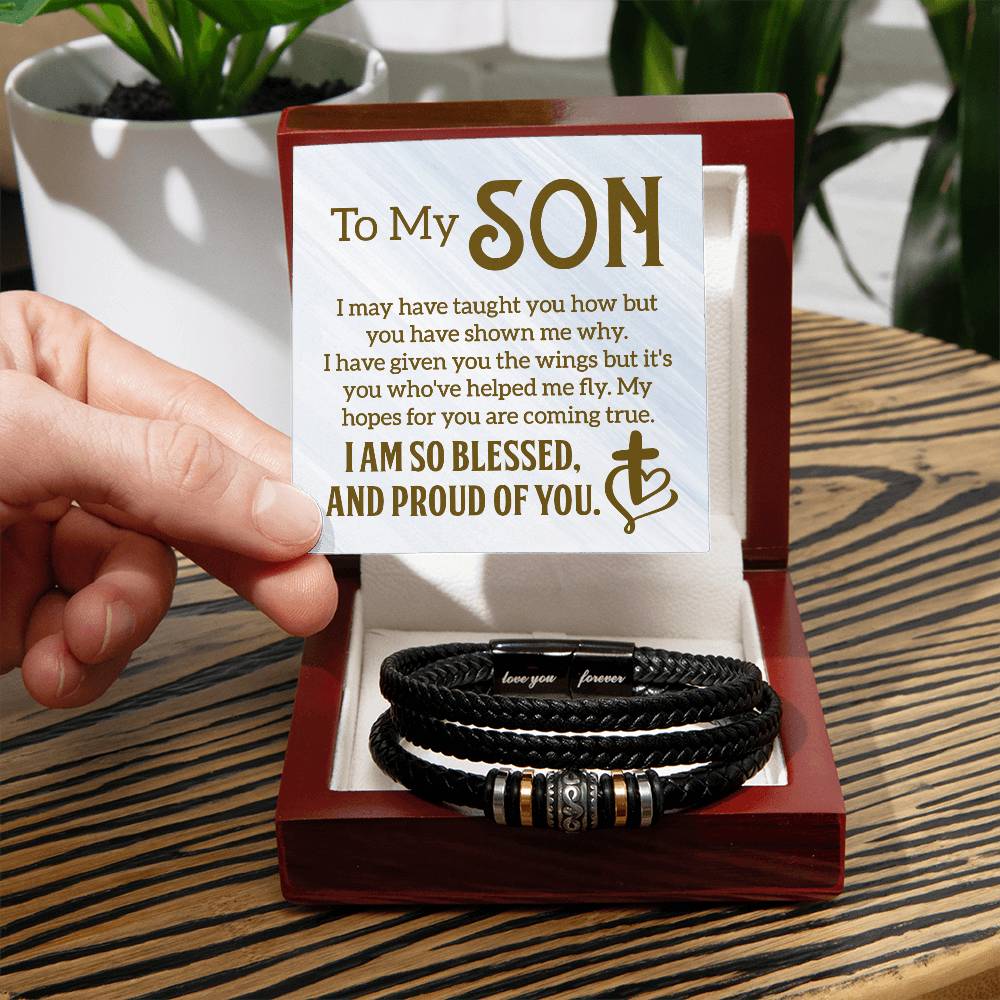 To My Son Bracelet